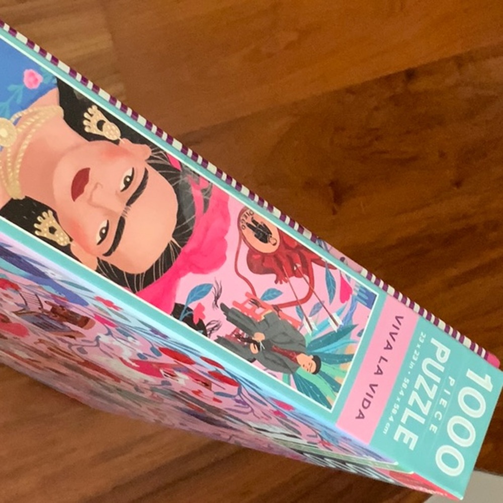 NEW Eeboo FRIDA KAHLO 1000 Piece Puzzle Viva La Vida